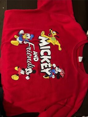 Disney Mickey and Friends Red Kids Sweatshirt